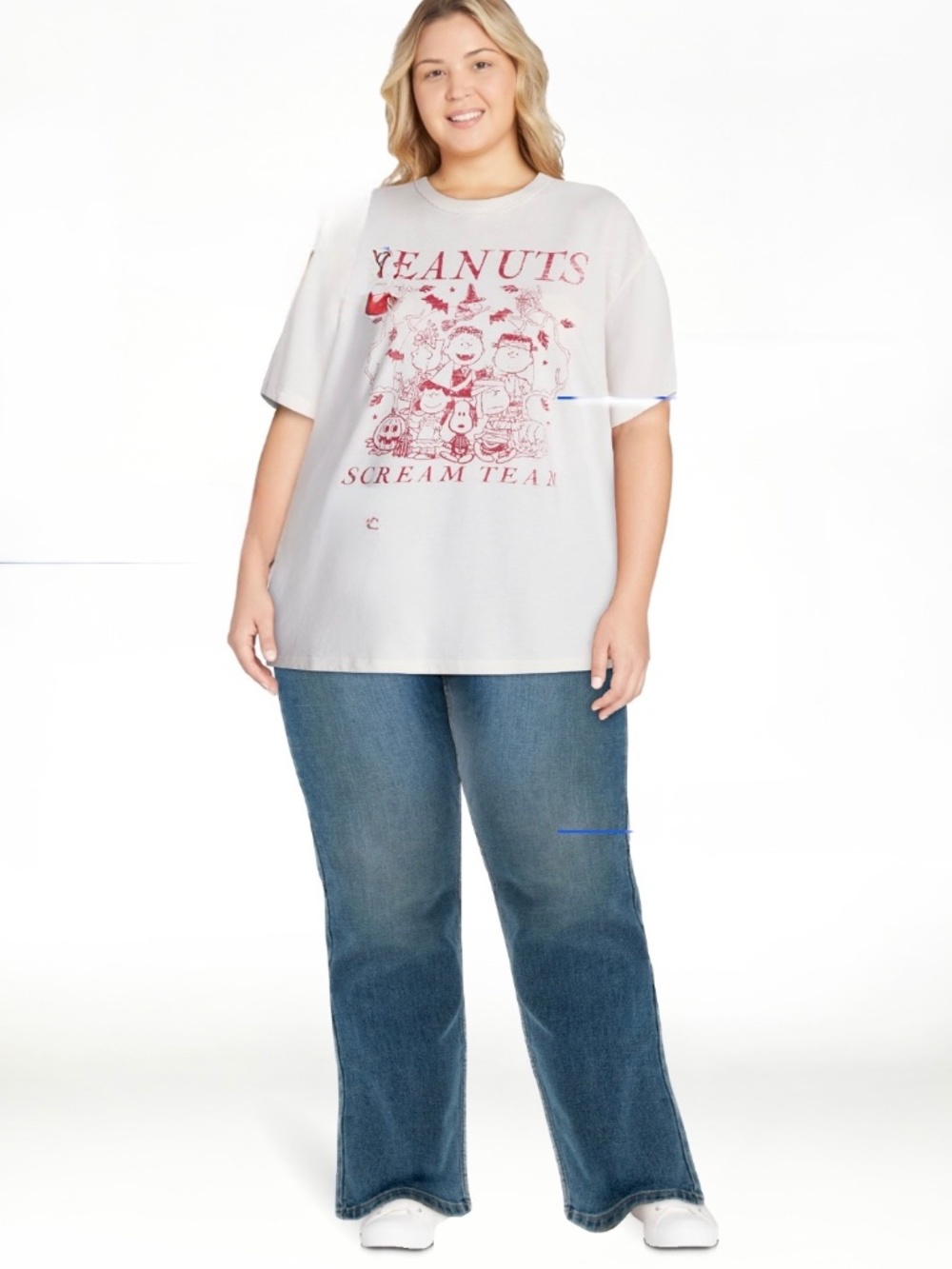 Peanuts Women’s Vanilla Graphic Halloween T-Shirt Size XXL NWT - Picture 3 of 11
